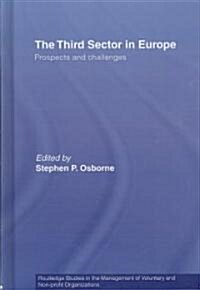 [중고] The Third Sector in Europe : Prospects and Challenges (Hardcover)