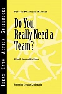 Do You Really Need a Team? (Paperback)