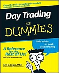 [중고] Day Trading for Dummies (Paperback)