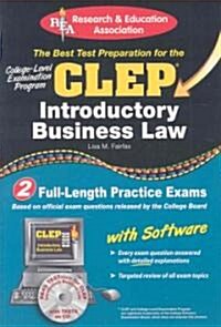 CLEP(R) Introductory Business Law with CD [With CDROM] (Paperback)