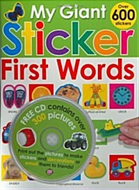 My Giant Sticker First Words (Paperback, ACT, STK, PA)