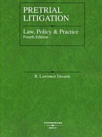 Pretrial Litigation (Paperback, 4th)