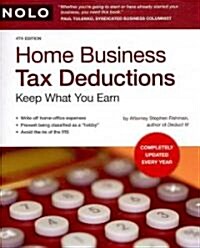 Home Business Tax Deductions (Paperback, 4th)