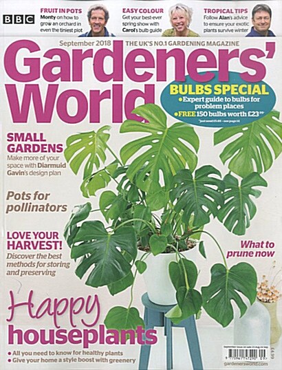Gardeners World (월간 영국판): 2018년 09월호