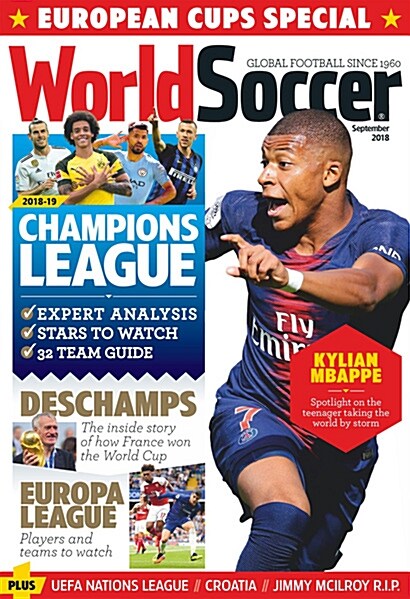 World Soccer (월간 영국판): 2018년 09월호