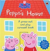 Peppa Pig : Peppa's House (Board book) - 페파피그 하우스 종이 인형 놀이책