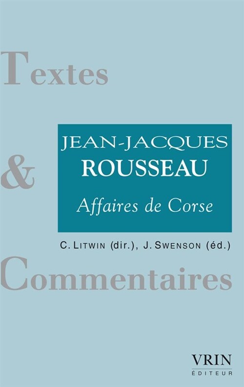 Affaires De Corse (Paperback)