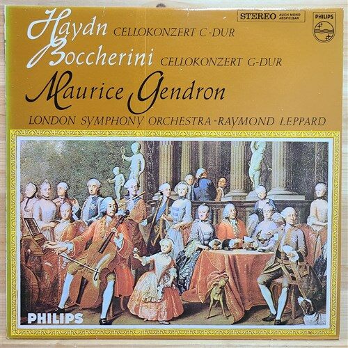 [중고] [LP] HAYDN, BOCCHERINI : 첼로협주곡, Maurice Gendron