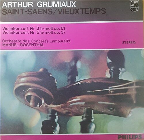 [중고] [LP] Arthur Grumiaux/Manuel Rosenthal, Saint-Saens