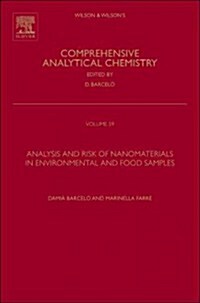 Analysis and Risk of Nanomaterials in Environmental and Food Samples (Hardcover, New)