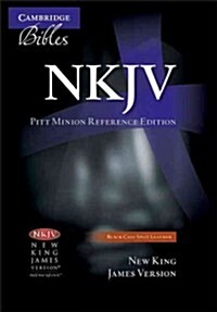 NKJV Pitt Minion Reference Bible, Black Calf Split Leather, Red-letter Text, NK444:XR (Leather Binding)