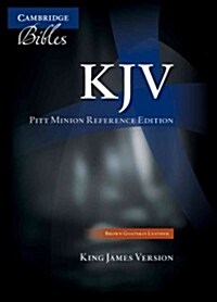 KJV Pitt Minion Reference Bible, Brown Calf Split Leather, Red-letter Text, KJ444:XR (Leather Binding, 2 Revised edition)