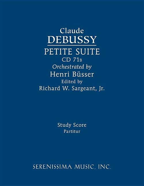 Petite Suite, CD 71b: Study Score (Paperback, Urtext)