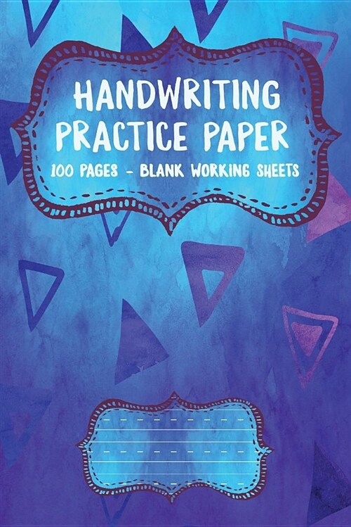 Handwriting Practice Paper: Cute Fish Handwriting Workbook for Pre K, Kindergarten and Kids (Age 2-4, 3-5) - Handwriting Printing Workbook - Lined (Paperback)