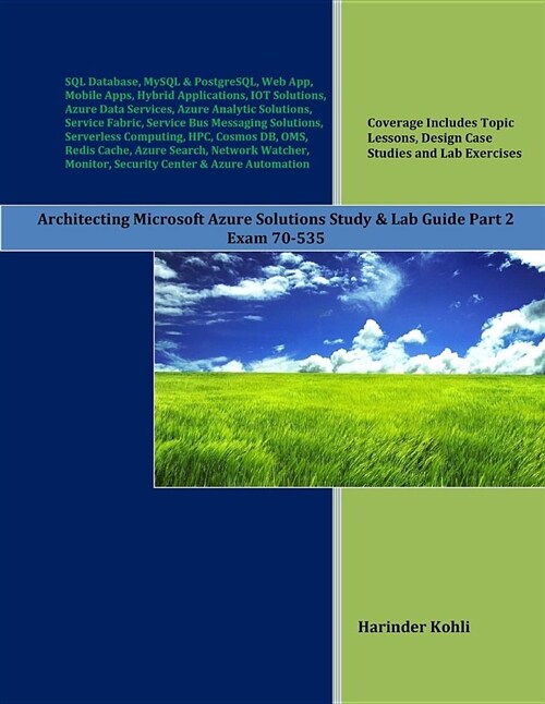Architecting Microsoft Azure Solutions Study & Lab Guide Part 2: Exam 70-535 (Paperback)