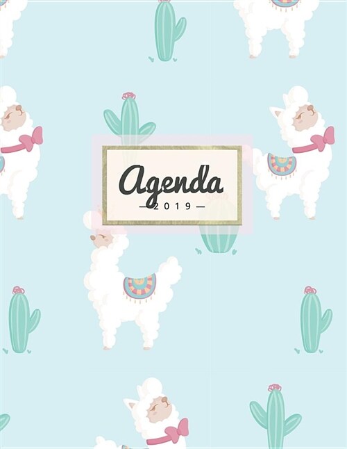 Agenda 2019: Semanal Diario Organizador Calendario - Linda Alpaca (Paperback)
