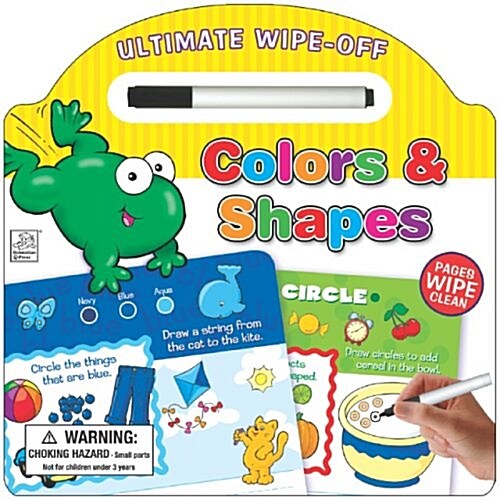 Colors and Shapes Ultimate Wipe Off (Paperback)
