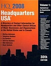 Headquarters USA 2008 (Hardcover, 30th)