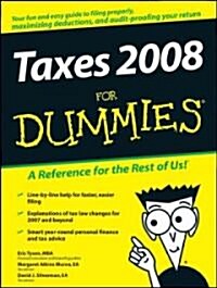 Taxes 2008 For Dummies (Paperback)