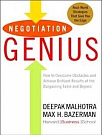 Negotiation Genius (Audio CD, Unabridged)