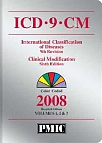 ICD-9-CM Color Coded 2008 (Paperback, 6th, Thumbed)