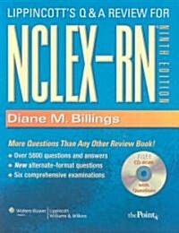 [중고] Lippincott‘s Q&A Review for NCLEX-RN (Paperback, CD-ROM, 9th)