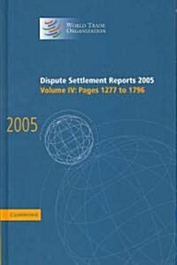 Dispute Settlement Reports 2005 (Hardcover)