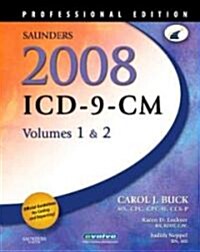 Saunders 2008 ICD-9-CM, Volume 1 & 2 (Paperback, Spiral)