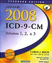 Saunders 2008 ICD-9-CM Vols 1-3 Standard Edition (Paperback, 1st, PCK)