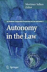 Autonomy in the Law (Paperback)