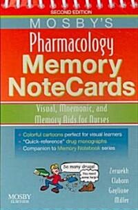 Mosbys Pharmacology Memory Notecards (Paperback, 2nd, Spiral)