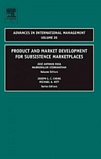 Product and Market Development for Subsistence Marketplaces (Hardcover, Revised)