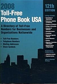 Toll-free Phone Book USA 2008 (Paperback, 12th)