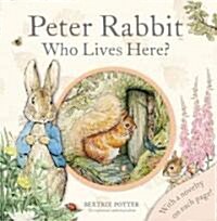 [중고] Peter Rabbit, Who Lives Here? (Board Book, INA)