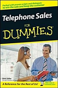 Telephone Sales for Dummies (Paperback)