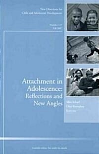 Attachment in Adolescence: Reflections and New Angles : New Directions for Child and Adolescent Development, Number 117 (Paperback)