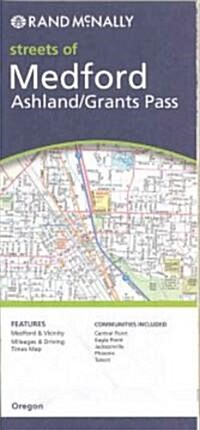 Rand McNally Streets of Medford/Ashland/Grants Pass, Oregon (Map, FOL)