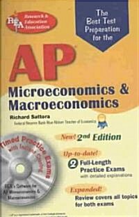 AP Microeconomics and Macroeconomics Exams (Paperback, CD-ROM)