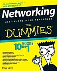 Networking All-in-One Desk Reference for Dummies (Paperback, 3rd)