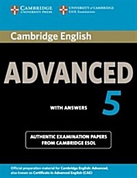 Cambridge English Advanced 5 Students Book with Answers (Paperback)