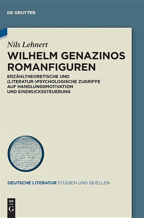 Wilhelm Genazinos Romanfiguren (Hardcover)