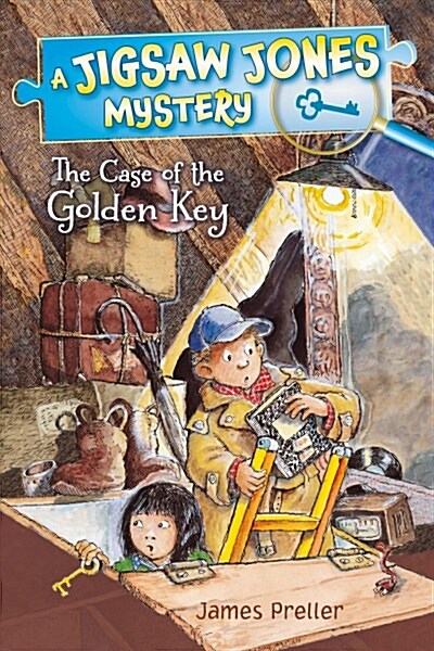 Jigsaw Jones: The Case of the Golden Key (Paperback)