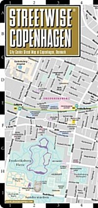Streetwise Copenhagen Map - Laminated City Center Street Map of Copenhagen, Denmark: Folding Pocket Size Travel Map with Metro (Folded, 2015 Updated)