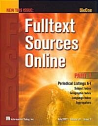 Fulltext Sources Online (Paperback)