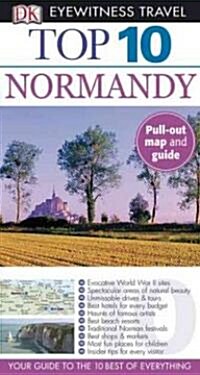 Dk Eyewitness Travel Top 10 Normandy (Paperback, Map)