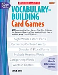 Vocabulary-Building Card Games: Grade 2 (Paperback)