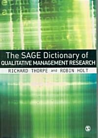 The Sage Dictionary of Qualitative Management Research (Paperback)