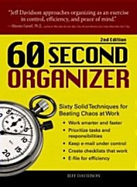 60 Second Organizer (Paperback, 2nd)