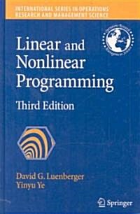 [중고] Linear and Nonlinear Programming (Hardcover, 3)
