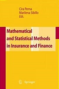 Mathematical and Statistical Methods in Insurance and Finance (Hardcover)